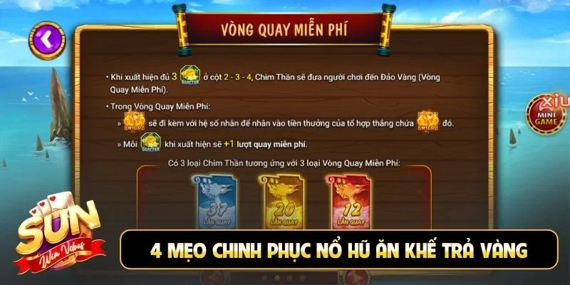 4 mẹo chinh phục nổ hũ Ăn Khế Trả Vàng